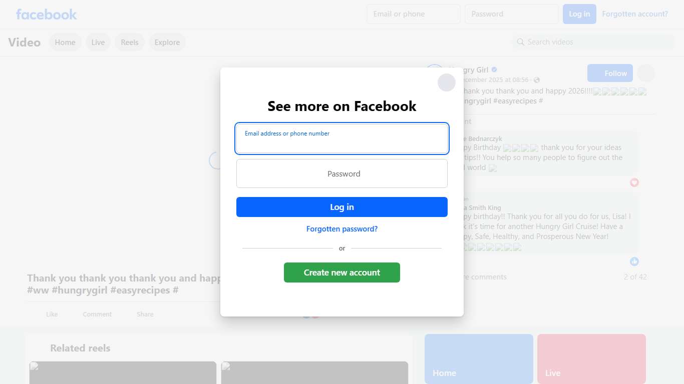 Thank you thank you thank you and happy 2026!!!!🎂🎉🙏😎🥰😘❤️#ww #hungrygirl #easyrecipes # | Hungry Girl | Facebook